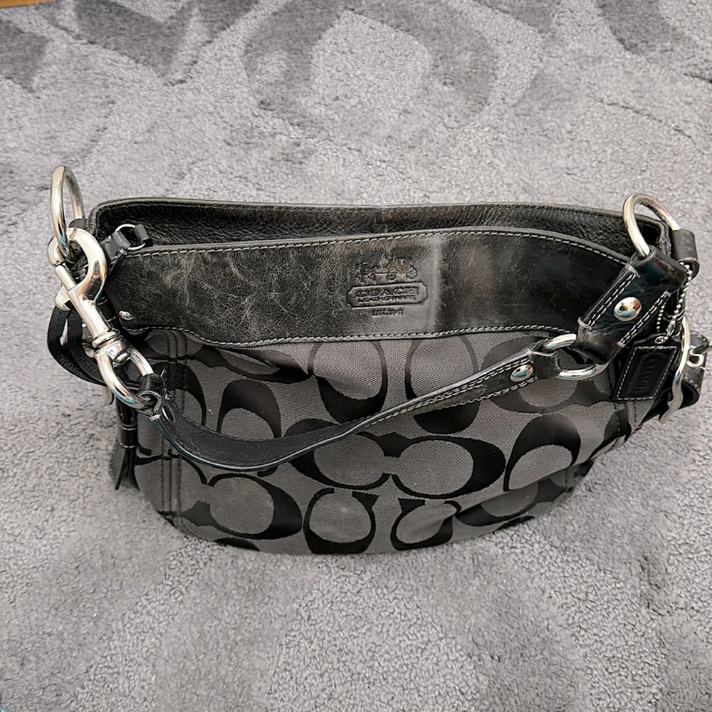 Coach black handbag